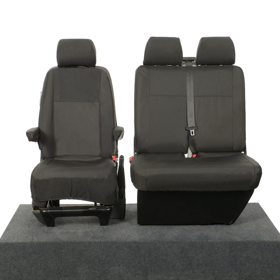 Single + Double – Cotton Backed Seat Covers – Tailored Fit [SC103]