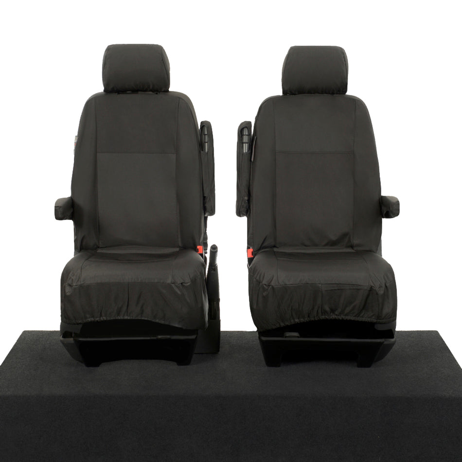 Single + Single – Cotton Backed Seat Covers – Tailored Fit [SC104]