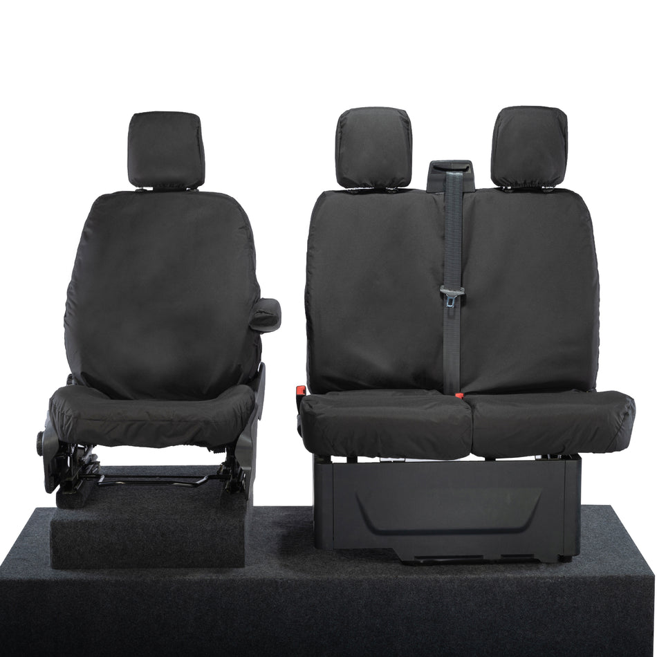 Single + Double – Cotton Backed Seat Covers – Tailored Fit [SC1197]