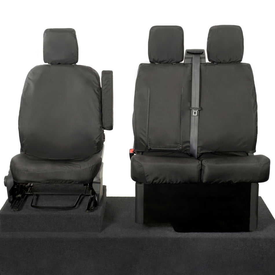Single + Double – Cotton Backed Seat Covers – Tailored Fit [SC120]