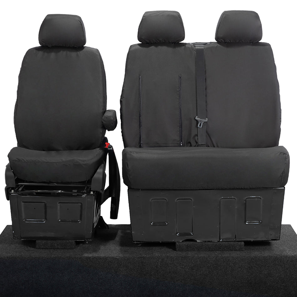 Single + Double – Cotton Backed Seat Covers – Tailored Fit [SC132]