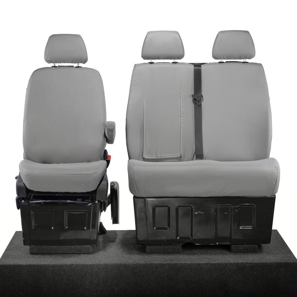 Single + Double – Cotton Backed Seat Covers – Tailored Fit [SC132]