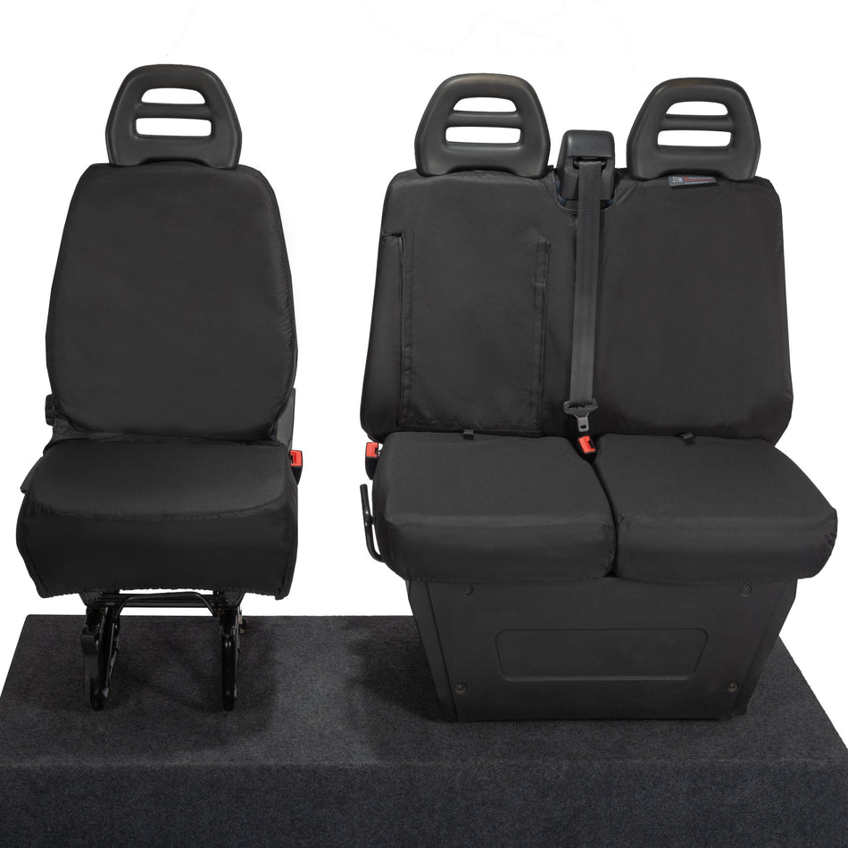 Single + Double – Cotton Backed Seat Covers – Tailored Fit [SC235]