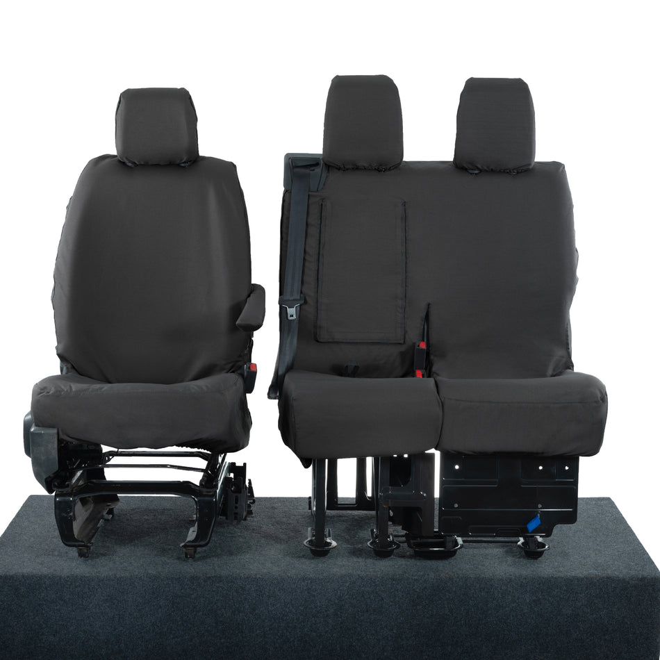 Single + Double – Cotton Backed Seat Covers – Tailored Fit [SC294]
