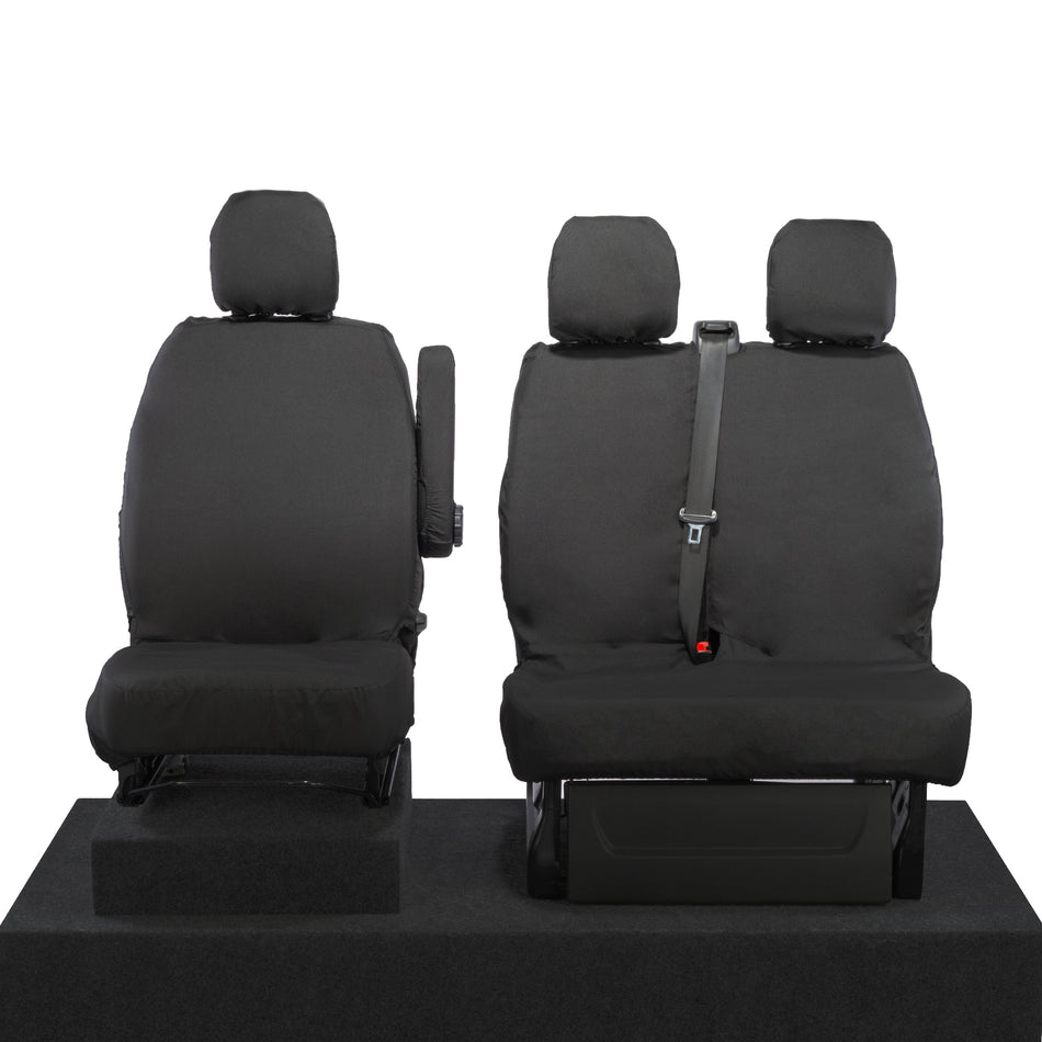Single + Double – Cotton Backed Seat Covers – Tailored Fit [SC296]