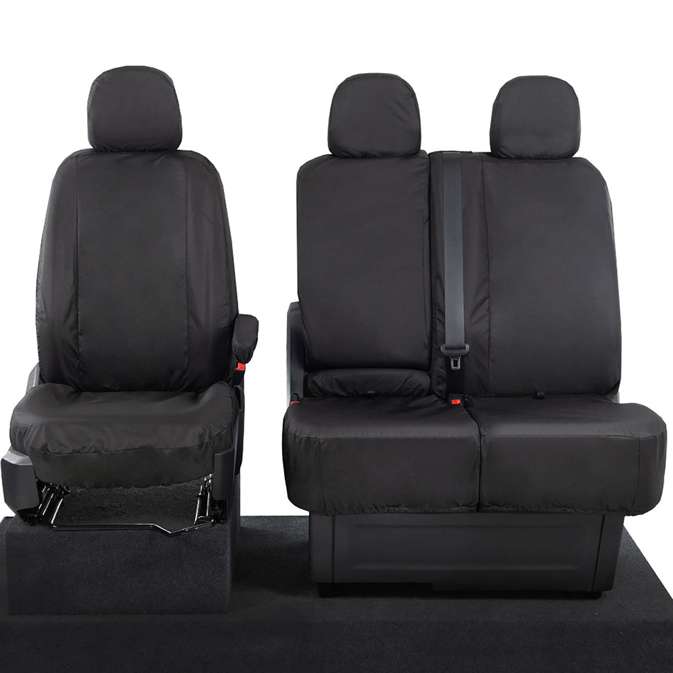 Single + Double – Cotton Backed Seat Covers – Tailored Fit [SC308]