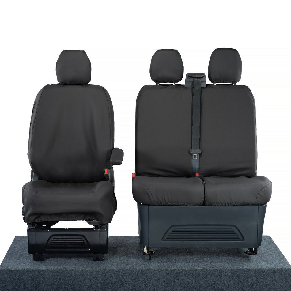 Single + Double – Cotton Backed Seat Covers – Tailored Fit [SC335]