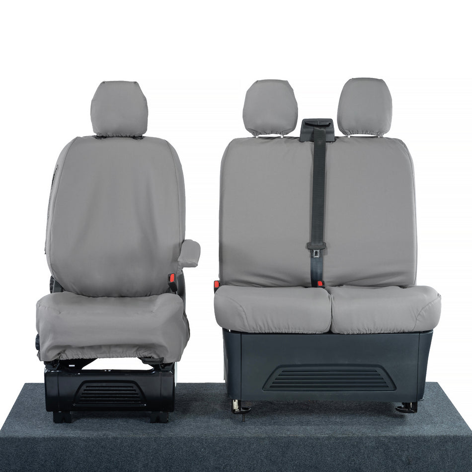 Single + Double – Cotton Backed Seat Covers – Tailored Fit [SC335]
