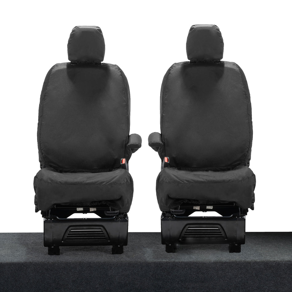 Single + Single – Cotton Backed Seat Covers – Tailored Fit [SC336]