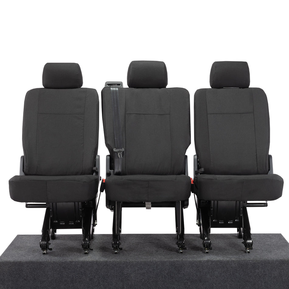 Single + Single + Single – Cotton Backed Seat Covers – Tailored Fit [SC360]