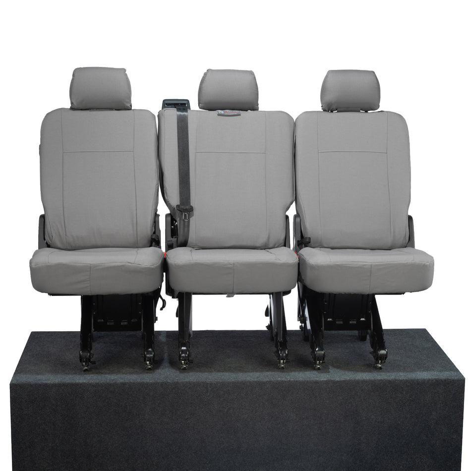 Single + Single + Single – Cotton Backed Seat Covers – Tailored Fit [SC360]