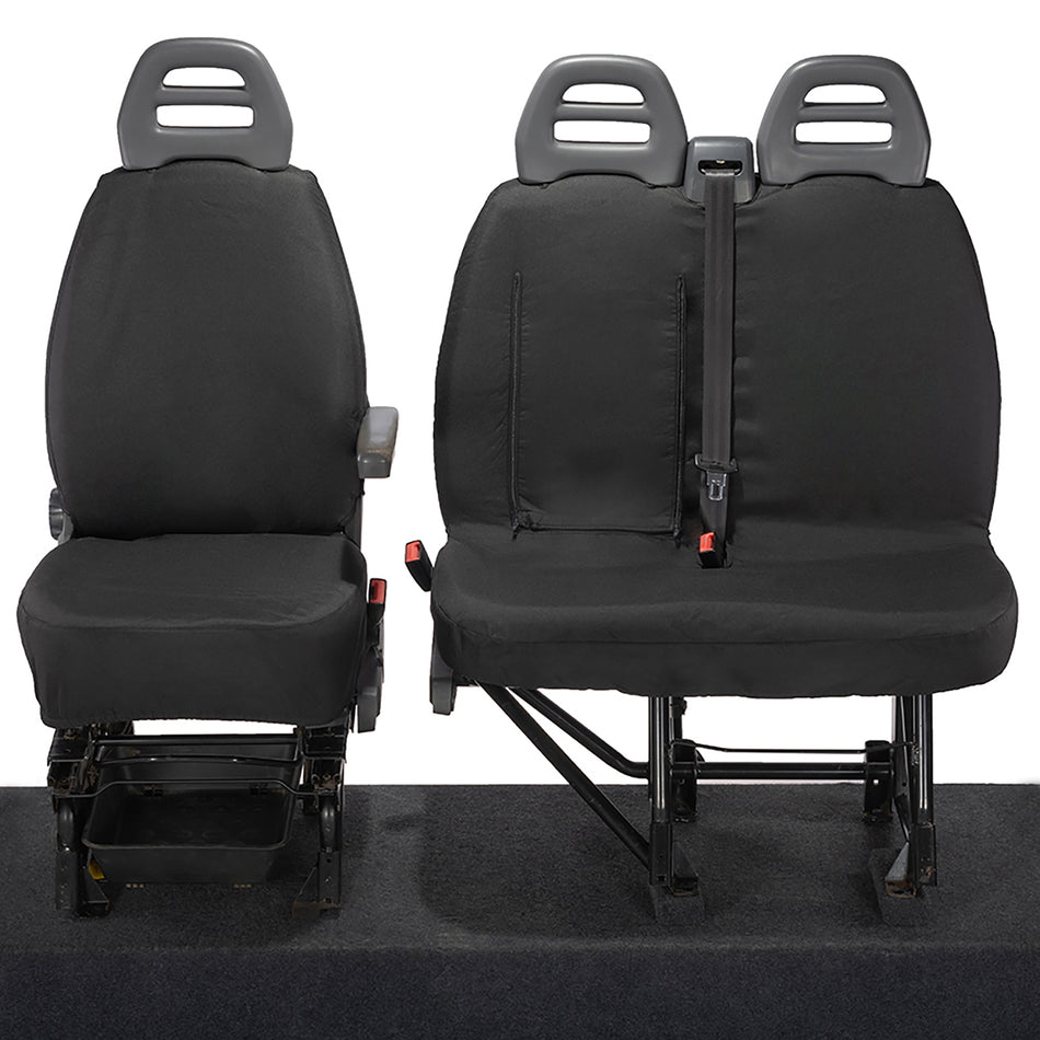 Single + Double – Cotton Backed Seat Covers – Tailored Fit [SC380]