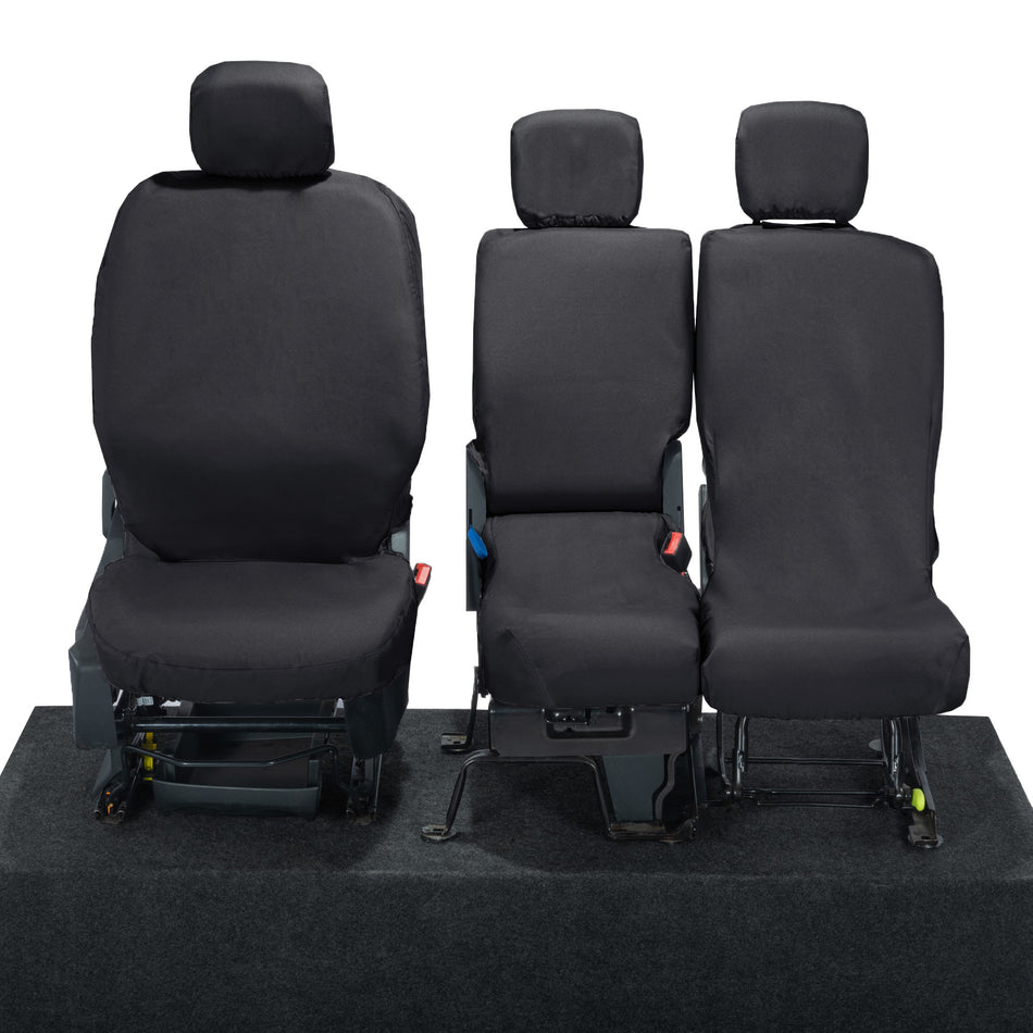 Single + Double – Cotton Backed Seat Covers – Tailored Fit [SC403]