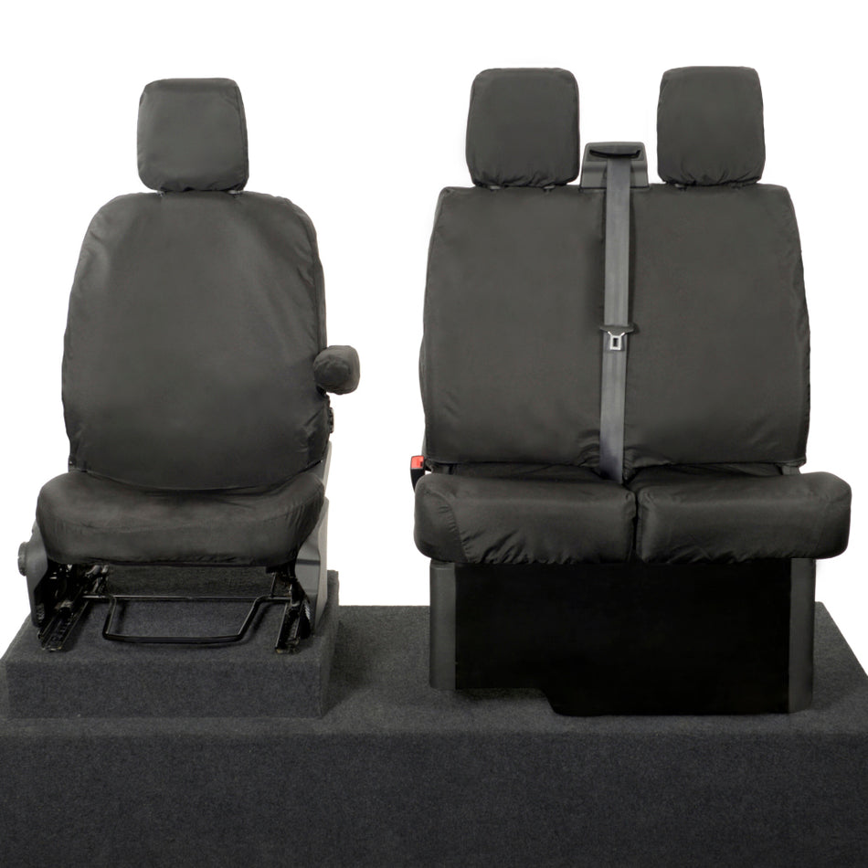 Single + Double – Cotton Backed Seat Covers – Tailored Fit [SC436]