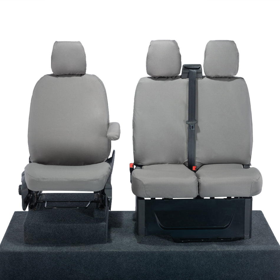 Single + Double – Cotton Backed Seat Covers – Tailored Fit [SC436]
