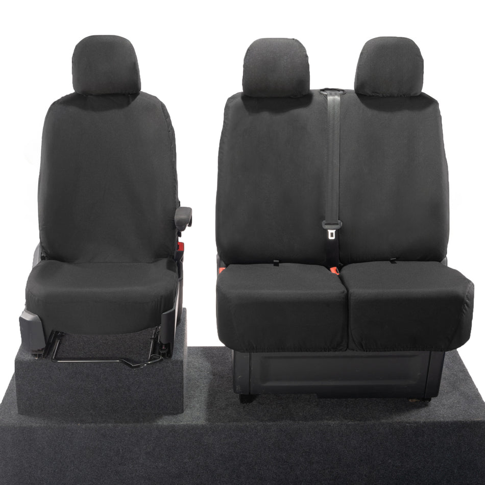 Single + Double – Cotton Backed Seat Covers – Tailored Fit [SC587]