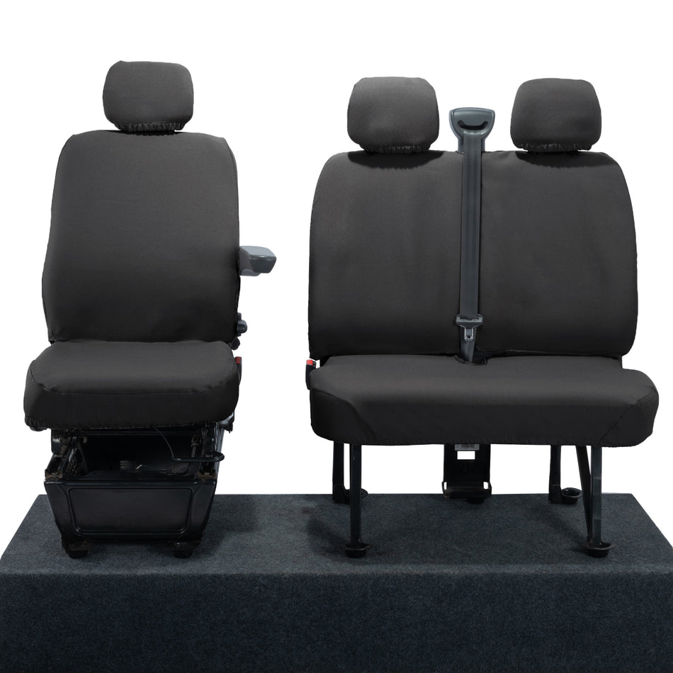 Single + Double – Cotton Backed Seat Covers – Tailored Fit [SC668]