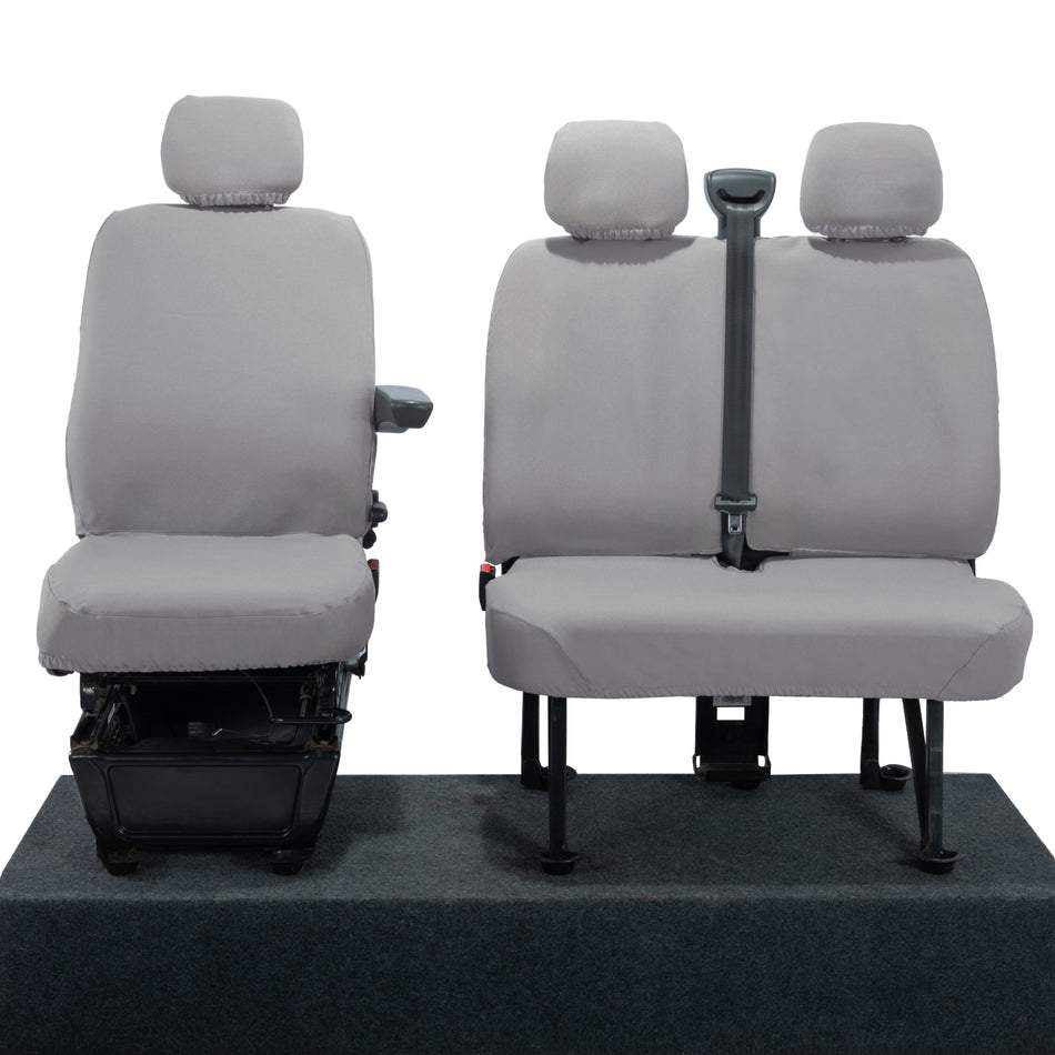 Single + Double – Cotton Backed Seat Covers – Tailored Fit [SC668]