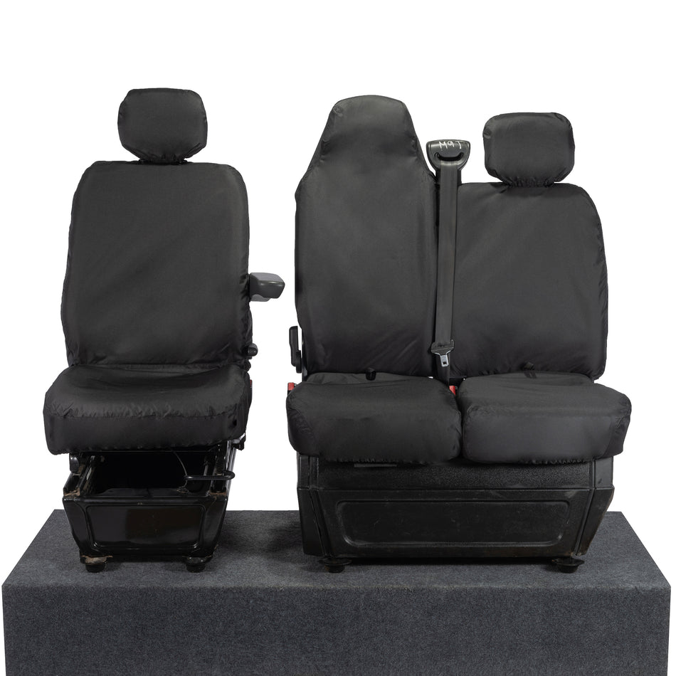 Single + Double – Cotton Backed Seat Covers – Tailored Fit [SC669]